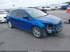2018 Ford Focus Se Blue vin: 1FADP3F20JL263957