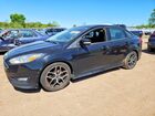 2016 Ford Focus Se Black vin: 1FADP3F21GL207969