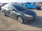 2016 Ford Focus Se Gray vin: 1FADP3F21GL382898