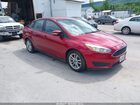 2016 Ford Focus Se Красный vin: 1FADP3F21GL397885