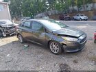 2018 Ford Focus Se Gray vin: 1FADP3F26JL315639