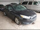 2016 Ford Focus Se Черный vin: 1FADP3F27GL383764