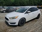 2017 Ford Focus Se White vin: 1FADP3F28HL256247