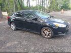 2017 Ford Focus Se Black vin: 1FADP3F28HL266549