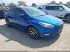 2018 Ford Focus Se Blue vin: 1FADP3FE0JL265704
