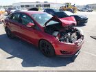 2016 Ford Focus Se Red vin: 1FADP3FE2GL288510