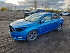 2016 Ford Focus Se Blue vin: 1FADP3FE7GL200065