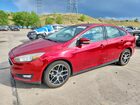 2017 Ford Focus Sel Red vin: 1FADP3H24HL318546