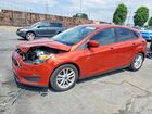 2018 Ford Focus Se Orange vin: 1FADP3K20JL322494