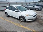 2017 Ford Focus Se White vin: 1FADP3K25HL336272