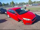 2017 Ford Focus Se Red vin: 1FADP3K26HL306004