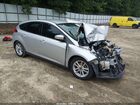 2016 Ford Focus Se Silver vin: 1FADP3K28GL355428