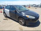 2017 Ford Focus Se Black vin: 1FADP3K28HL245660