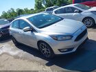2018 Ford Focus Sel Silver vin: 1FADP3M24JL202999