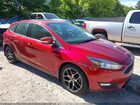2017 Ford Focus Sel Red vin: 1FADP3M2XHL214682