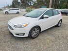 2018 Ford Focus Titanium White vin: 1FADP3N27JL314856
