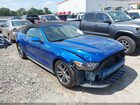 2017 Ford Mustang Ecoboost Premium Blue vin: 1FATP8UH7H5282522