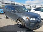 2019 Ford Explorer Xlt Gray vin: 1FM5K7D80KGB53279