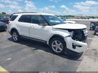 2018 Ford Explorer Xlt White vin: 1FM5K7D83JGC23078