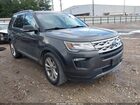 2019 Ford Explorer Xlt Gray vin: 1FM5K7D85KGA59981