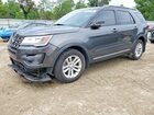 2017 Ford Explorer Xlt Gray vin: 1FM5K7D8XHGD78138