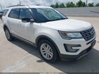 2017 Ford Explorer Xlt White vin: 1FM5K7DH8HGD20965