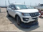 2016 Ford Explorer Limited White vin: 1FM5K7F80GGD12466