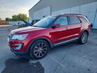 2017 Ford Explorer Limited Red vin: 1FM5K7F81HGD22070
