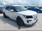 2018 Ford Explorer Limited White vin: 1FM5K7F81JGC63611
