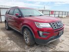 2016 Ford Explorer Limited Red vin: 1FM5K7F86GGA29862