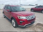 2018 Ford Explorer Limited Red vin: 1FM5K7F89JGA41656