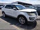 2016 Ford Explorer Limited White vin: 1FM5K7F8XGGB16082