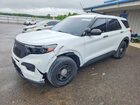2020 Ford Explorer Police Interceptor White vin: 1FM5K8AB8LGC35543