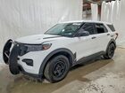 2022 Ford Explorer Police Interceptor White vin: 1FM5K8AB8NGA32347