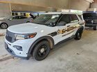 2023 Ford Explorer Police Interceptor White vin: 1FM5K8AC8PGB97813