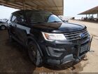 2018 Ford Police Interceptor Utility   Black vin: 1FM5K8AR3JGA32697