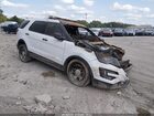 2018 Ford Police Interceptor Utility   White vin: 1FM5K8AR4JGA44129