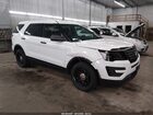 2018 Ford Police Interceptor Utility   White vin: 1FM5K8AR5JGA73204