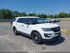 2018 Ford Police Interceptor Utility   White vin: 1FM5K8AT3JGC35326
