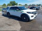 2020 Ford Police Interceptor Utility   White vin: 1FM5K8AW7LGC13486