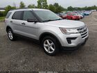 2018 Ford Explorer   Silver vin: 1FM5K8B82JGC45176