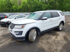 2017 Ford Explorer White vin: 1FM5K8B89HGA52548