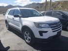 2018 Ford Explorer White vin: 1FM5K8BH6JGC45326
