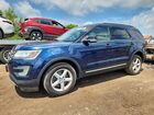 2016 Ford Explorer Xlt Blue vin: 1FM5K8D80GGC37910