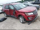 2017 Ford Explorer Xlt Red vin: 1FM5K8D80HGD51603