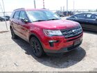 2019 Ford Explorer Xlt Red vin: 1FM5K8D84KGA72730