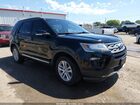 2018 Ford Explorer Xlt Black vin: 1FM5K8D85JGA61654