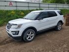 2016 Ford Explorer Xlt White vin: 1FM5K8D87GGA39499