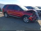 2016 Ford Explorer Xlt Red vin: 1FM5K8D87GGC88630