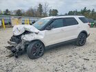 2017 Ford Explorer Xlt White vin: 1FM5K8D88HGC50387